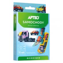 Zdjęcie produktu - APTEO CARE Hipoalergiczne plastry dla dzieci - samochody, 12 szt.