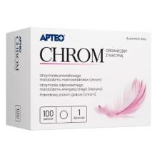 Zdjęcie produktu - APTEO Chrom Organiczny z niacyną, 100 tabletek