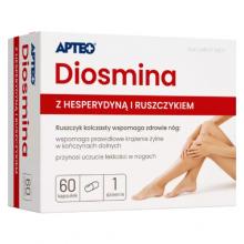 Zdjęcie produktu - APTEO Diosmina, hesperydyna, ruszczyk, 60 kaps.