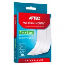 Zdjęcie produktu - APTEO Plaster wł&oacute;kninowy 1 m x 6 cm, 1 sztuka