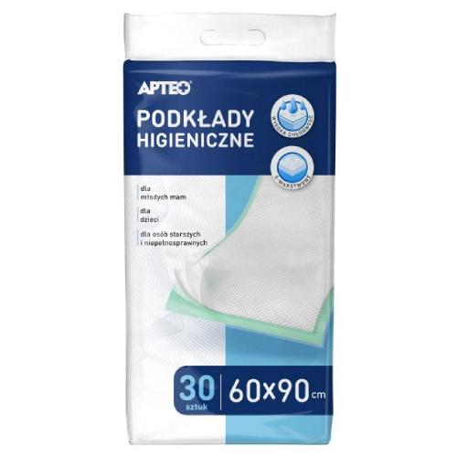 Zdjęcie produktu - Apteo Podkłady higieniczne 60 x 90 cm, 30 szt.