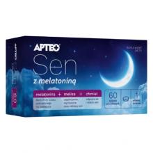Zdjęcie produktu - APTEO Sen z melatoniną, 60 tabl.