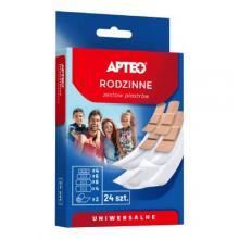 Zdjęcie produktu - APTEO Zestaw plastr&oacute;w rodzinnych, 24 sztuki