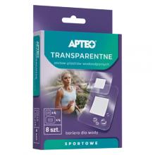 Zdjęcie produktu - APTEO Zestaw plastr&oacute;w wodoodpornych transparentnych, 8szt.