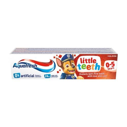 Zdjęcie produktu - Aquafresh Little Teeth Pasta do zęb&oacute;w z fluorkiem dla dzieci, 50 ml