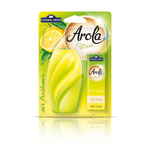 Zdjęcie produktu - General Fresh Arola Odświeżacz powietrza Mini Spray Cytrusowy, 15ml