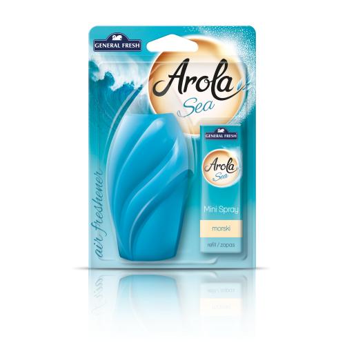 Zdjęcie produktu - General Fresh Arola Odświeżacz powietrza Mini Spray Morski, 15ml KR&Oacute;TKA DATA 09.08.2026