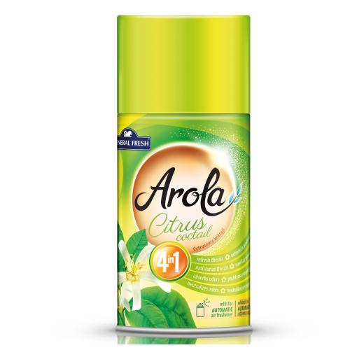 Zdjęcie produktu - General Fresh Arola Wkład do automatycznego odświeżacza Cytrusowy Koktajl, 250ml