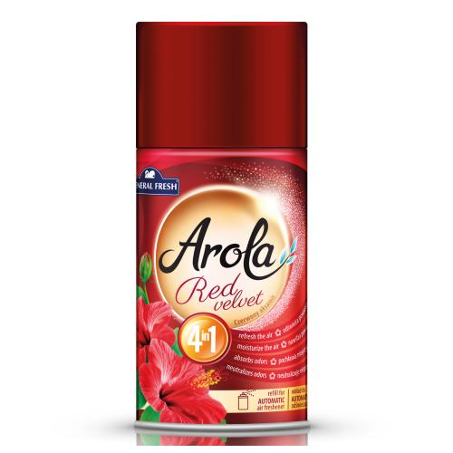 Zdjęcie produktu - General Fresh Arola Wkład do automatycznego odświeżacza Czerwony Aksamit, 250ml