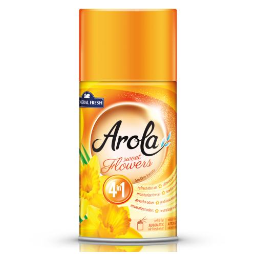 Zdjęcie produktu - General Fresh Arola Wkład do automatycznego odświeżacza Słodkie Kwiaty, 250ml