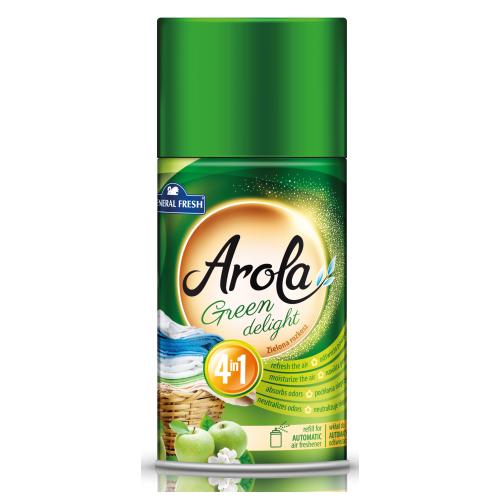 Zdjęcie produktu - General Fresh Arola Wkład do automatycznego odświeżacza Zielona Rozkosz, 250ml