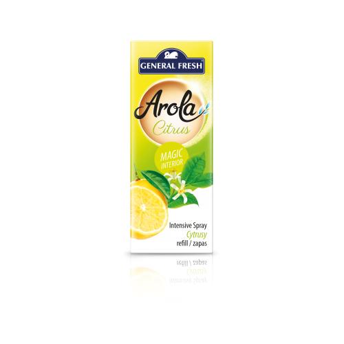 Zdjęcie produktu - General Fresh Arola Zapas do odświeżacza powietrza w sprayu Magiczna Szyszka Cytrusowy, 40ml