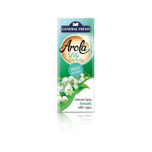 Zdjęcie produktu - General Fresh Arola Zapas do odświeżacza powietrza w sprayu Magiczna Szyszka Konwalia, 40ml