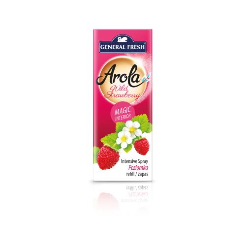 Zdjęcie produktu - General Fresh Arola Zapas do odświeżacza powietrza w sprayu Magiczna Szyszka Poziomka, 40ml