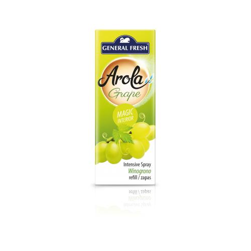 Zdjęcie produktu - General Fresh Arola Zapas do odświeżacza powietrza w sprayu Magiczna Szyszka Winogrono, 40ml