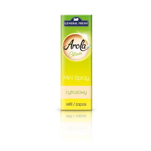 Zdjęcie produktu - General Fresh Arola Odświeżacz powietrza Mini Spray Cytrusowy - zapas, 15ml