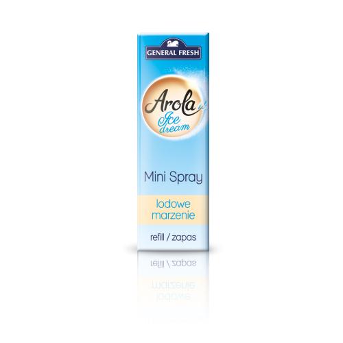 Zdjęcie produktu - General Fresh Arola Odświeżacz powietrza Mini Spray Lodowe marzenie - zapas, 15ml