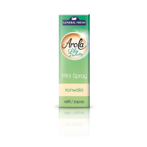 Zdjęcie produktu - General Fresh Arola Odświeżacz powietrza Mini Spray Konwalia - zapas, 15ml
