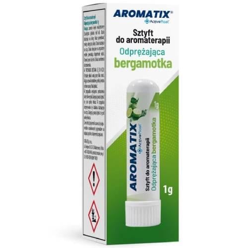 Zdjęcie produktu - Aromatix  Sztyft do aromaterapii Odprężająca bergamotka, 1 szt.