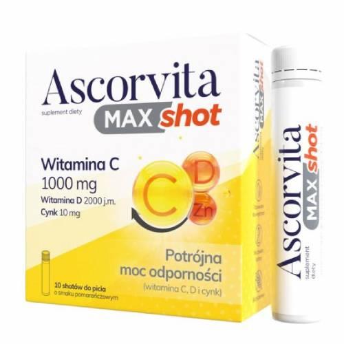 Zdjęcie produktu - ASCORVITA max shot, 25 ml x 10 szt.