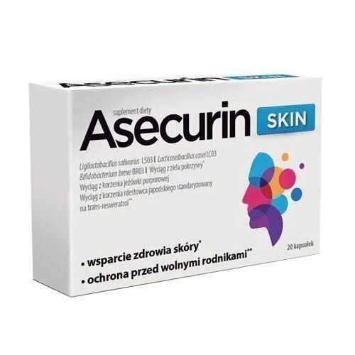 Zdjęcie produktu - Asecurin Skin, 20kaps.
