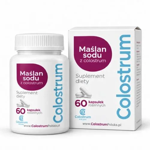 Miniaturka artykułu - Colostrum Maślan sodu z colostrum, 60 kaps.