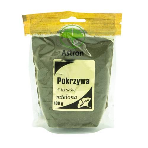 Zdjęcie produktu - ASTRON Pokrzywa mielona liście, 100g