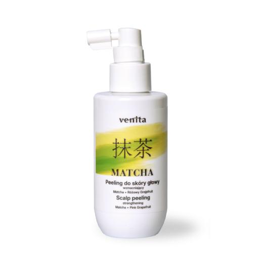 Miniaturka artykułu - Venita Matcha Peeling wzmacniający do sk&oacute;ry głowy z matchą i r&oacute;żowym grejpfrutem, 150 ml