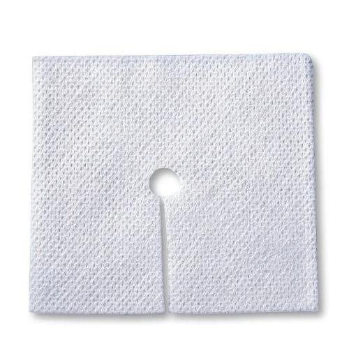 Miniaturka artykułu - MATOVLIES Kompresy z wł&oacute;kniny 40g 4-warstwowe 5x5cm z nacięciem "O", 2 sztuki