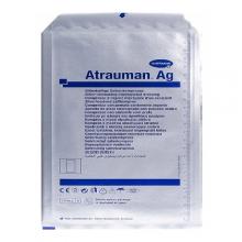 Zdjęcie produktu - Atrauman AG Opatrunek jałowy siatkowy z maścią ze srebrem 5cm x 5cm, 1szt.
