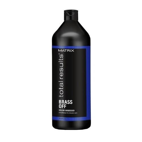 Miniaturka artykułu - MATRIX TOTAL RESULTS Brass Off Odżywka nawilżająca neutralizująca miedziane odcienie, 1000ml