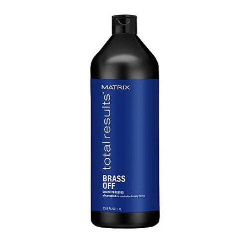 Miniaturka artykułu - MATRIX TOTAL RESULTS Brass Off Szampon neutralizujący miedziane odcienie, 1000ml