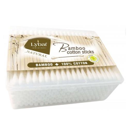 Miniaturka artykułu - Mattes Lybar Bambusowe patyczki kosmetyczne, 200 sztuk