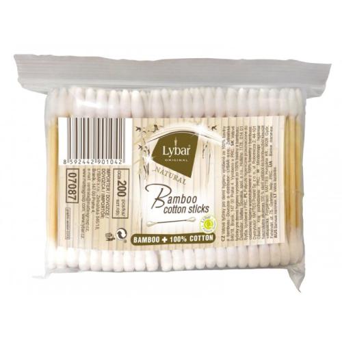 Miniaturka artykułu - Mattes Lybar Kosmetyczne Patyczki Bambusowe, 200 sztuk