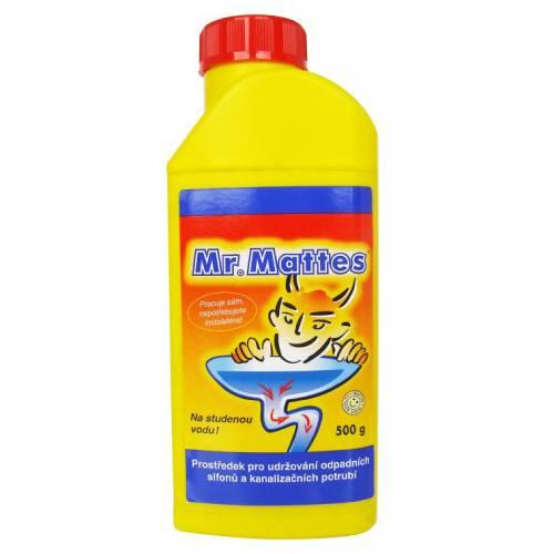 Miniaturka artykułu - Mattes Środek do udrażniania syfon&oacute;w i rur, 500 g