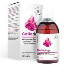 Zdjęcie produktu - AURA HERBALS Colladrop - Kolagen rybi NatiCol&reg; + Wit. C - płyn 500ml