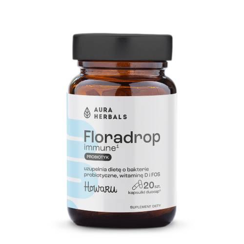 Zdjęcie produktu - Aura Herbals Floradrop immune probiotyk, 20 kaps.
