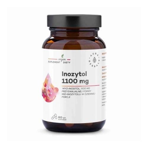 Zdjęcie produktu - AURA HERBALS Inozytol 1100mg, 60 kapsułek