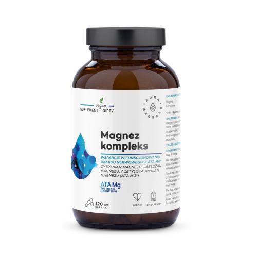Zdjęcie produktu - AURA HERBALS Magnez kompleks ATA Mg, 120kaps.