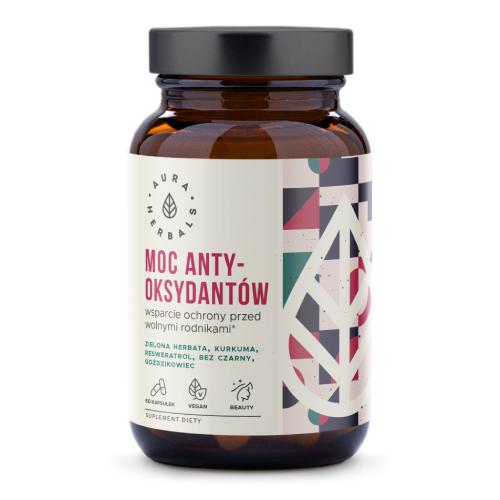 Zdjęcie produktu - AURA HERBALS Moc Antyoksydant&oacute;w, 60kaps.