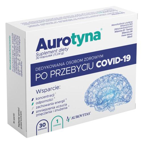Aurotyna Dedykowana osobom zdrowym po przebyciu COVID-19 suplement diety, 30kaps. 