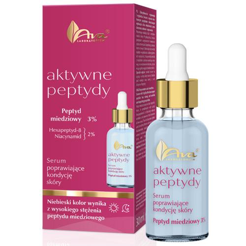 Zdjęcie produktu - AVA AKTYWNE PEPTYDY Serum poprawiajace kondycję sk&oacute;ry, 30ml