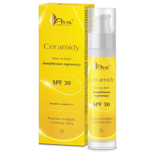 Zdjęcie produktu - AVA CERAMIDY Krem na dzień SPF30 Kompleksowa regeneracja, 50ml