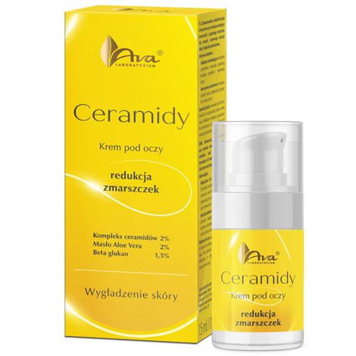 Zdjęcie produktu - AVA CERAMIDY Krem pod oczy Redukcja zmarszczek, 15ml