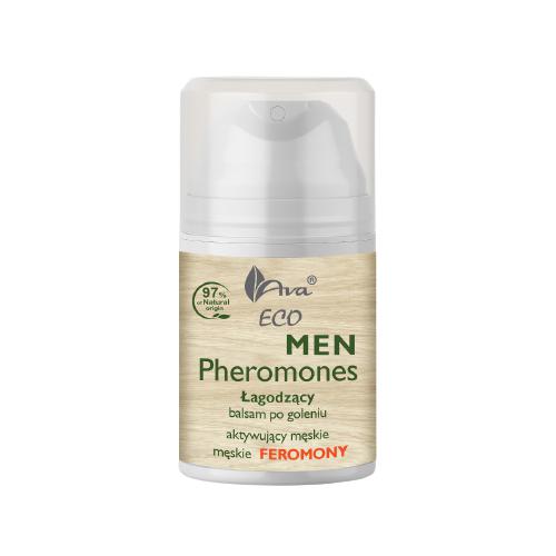 Zdjęcie produktu - AVA Eco Men Pheromones łagodzący balsam po goleniu aktywujący męskie feromony, 50ml
