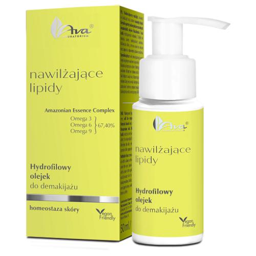 Zdjęcie produktu - AVA Nawilżające Lipidy Hydrofilowy olejek do demakijażu, 50 ml