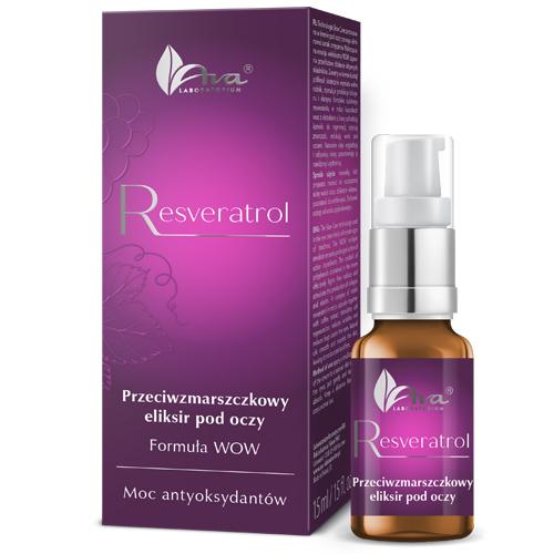 Zdjęcie produktu - AVA RESVERATROL Przeciwzmarszczkowy eliksir pod oczy, 30ml