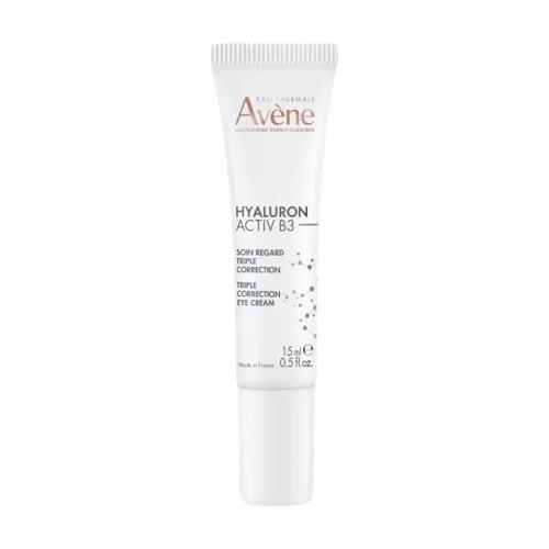 AVENE HYALURON ACTIV B3 Krem pod oczy o potr&oacute;jnym działaniu korygującym, 15ml