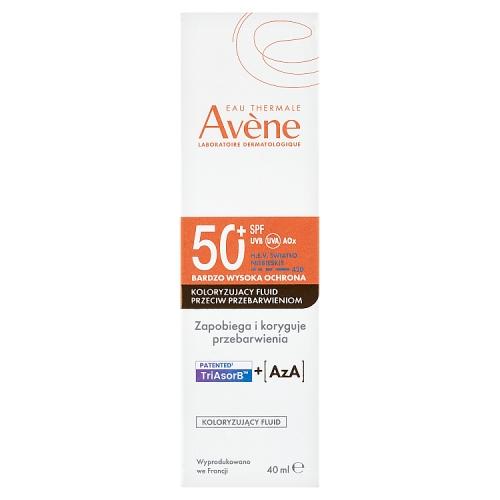Zdjęcie produktu - AVENE Koloryzujący fluid przeciw przebarwieniom SPF50+, 40 ml