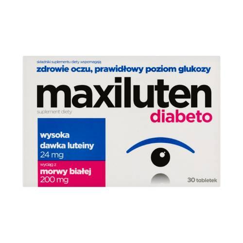 Miniaturka artykułu - Maxiluten Diabeto, 30 tabl.